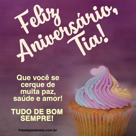 mensagens de aniversario para tia querida